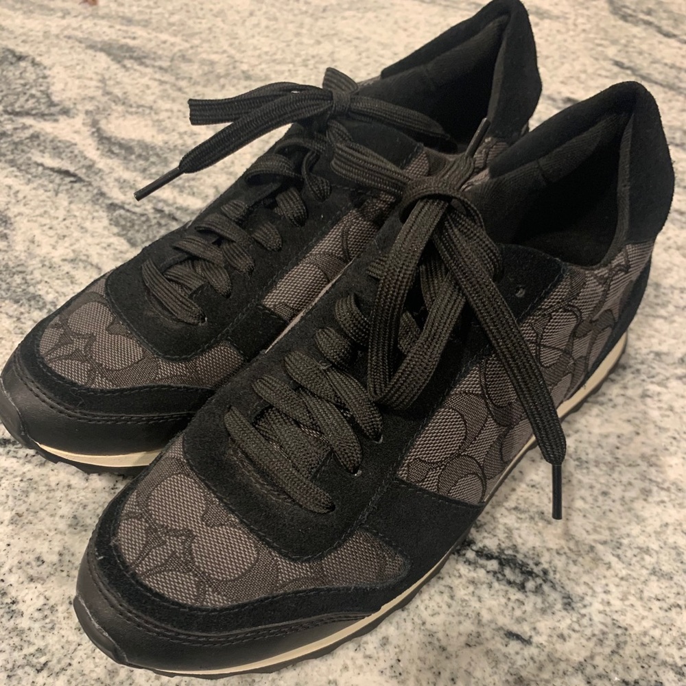 Coach laced sneakers size 9